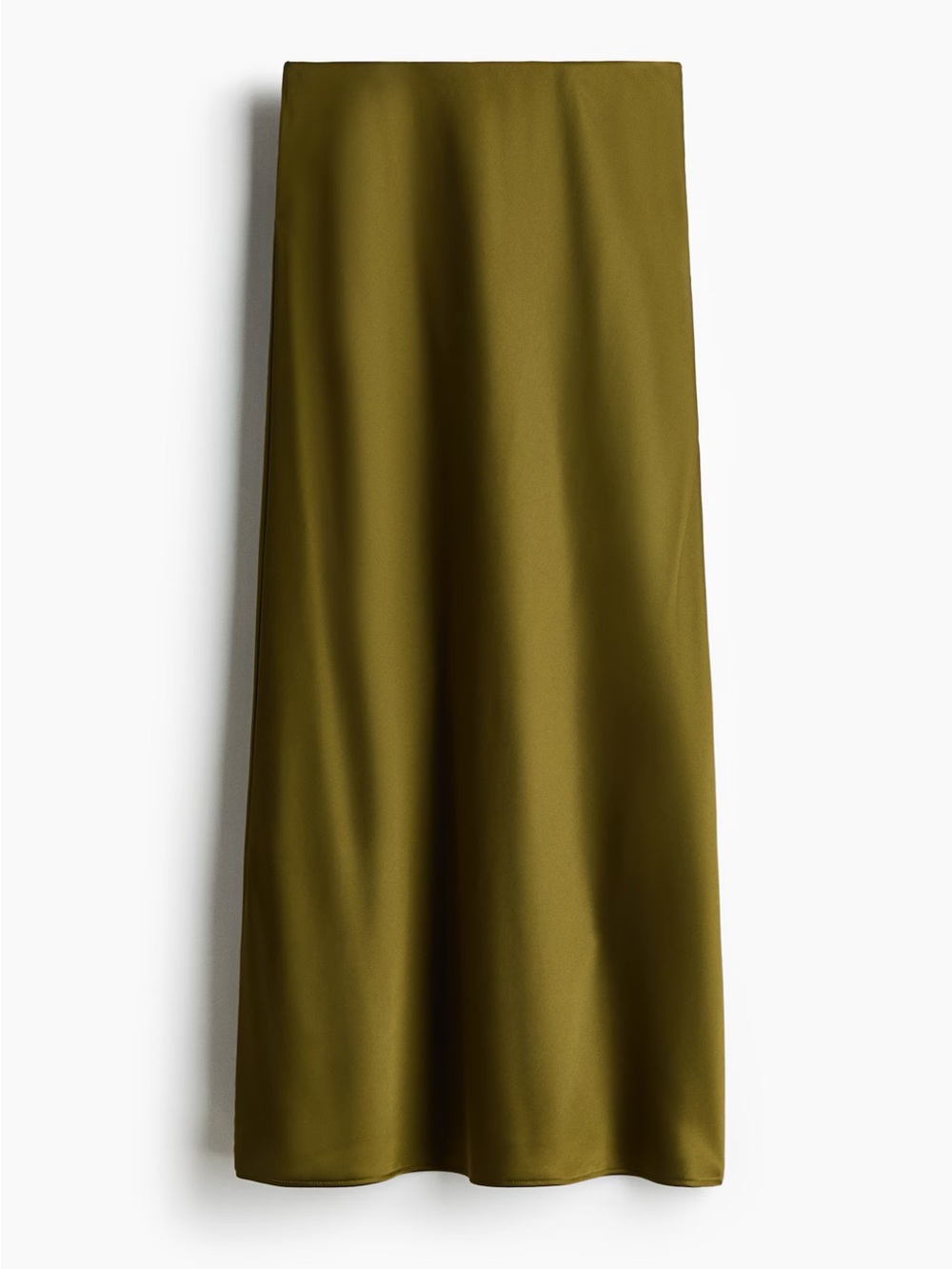 H&M Midi Satin Skirt